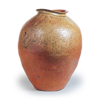 Tamba ware: jar.