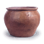 Tamba ware: jar.