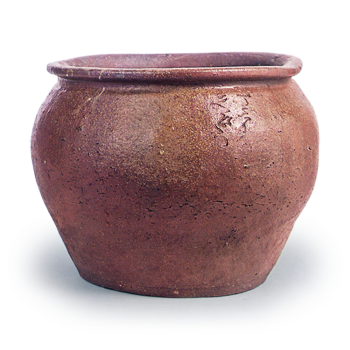 Tamba ware: jar.