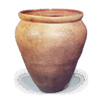 Tamba ware: large jar.