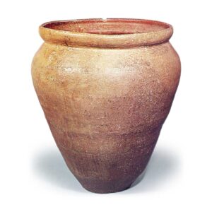 Tamba ware: large jar.