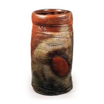 Bizen flower vase、known as "Zangetsu"