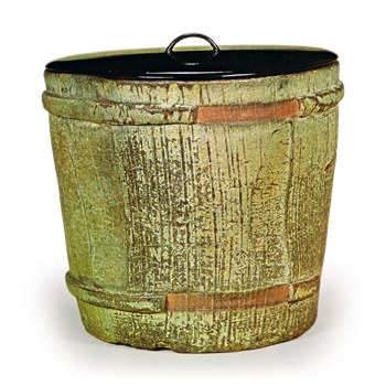 Bizen pail･shaped water jar、 known as "Yabure･oke"