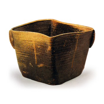 Bizen water jar of ｅ-boshi shape