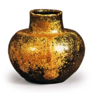 Bizen tea caddy、 known as "Hashirii"