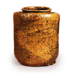 Bizen tea caddy of katatsuki shape、 known as "Sabisuke"