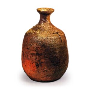 Bizen wine bottle