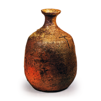 Bizen wine bottle