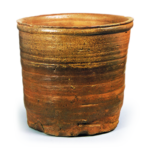 Bizen Water jar of onioke (pail) shape