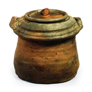 Bizen Water jar with two handles