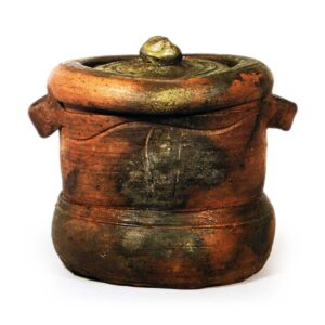 Bizen Water jar with two handles