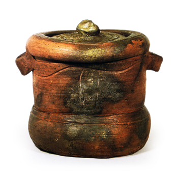 Bizen Water jar with two handles