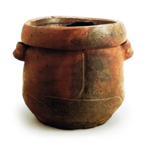 Bizen Water jar with two handles