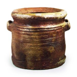 Bizen Water Iar of yahazu-guchi shape with two handles