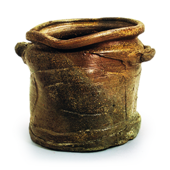 Bizen Water jar with two handles