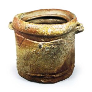 Bizen Water jar with two handles