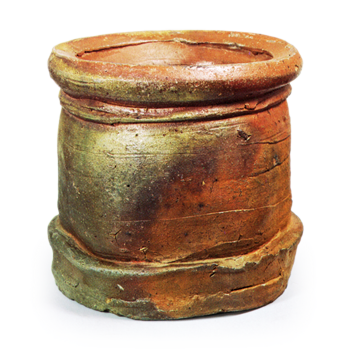 Bizen Water jar of yahazu-guchi shape