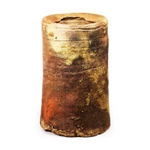 Bizen Tall cylindrical water iar