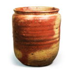 Bizen Water jar with "fire marks"