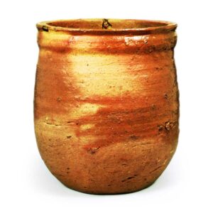 Bizen Water jar with "fire marks"