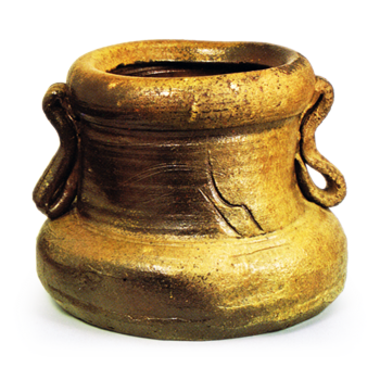 Bizen Water jar with two handles