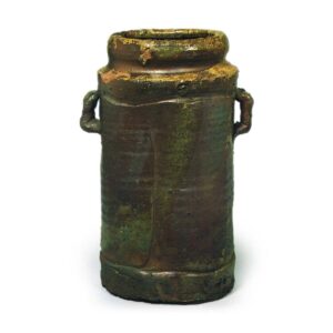 Bizen Flower vase with two handles