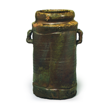 Bizen Flower vase with two handles