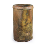 Bizen Cylindrical flower vase, known as "Yaemugura"