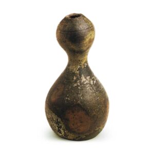 Bizen Gourd-shaped flower vase