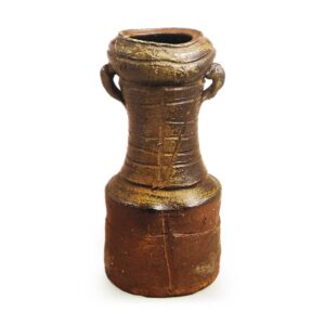 Bizen Flower vase with two handles