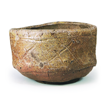 Bizen "Shoe"-shaped tea bowl， known as "Tadaima"