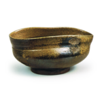 Bizen "Shoe"-shaped tea bowl