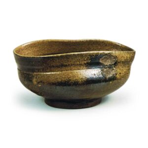 Bizen "Shoe"-shaped tea bowl