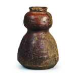 Bizen Gourd-shaped tea caddy