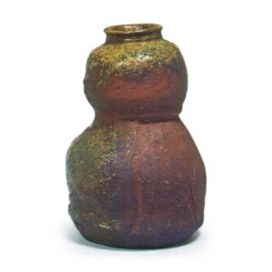 Bizen Gourd-shaped tea caddy