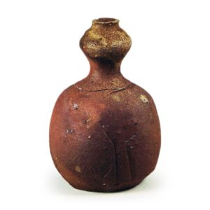 Bizen Gourd-shaped furidashi (small pot)