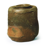 Bizen Tea caddy of katatsuki shape