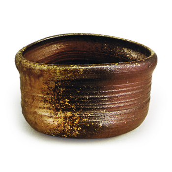 Bizen "Shoe"-Shaped kensui jar