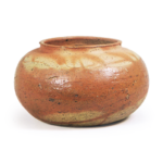 Bizen Kensui jar with "lire marks"