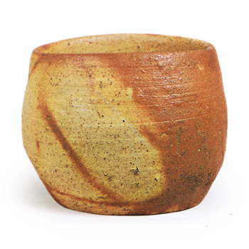 Bizen Hiire (small charcoal brazier) with "fire marks"