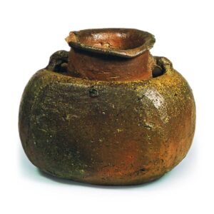 Bizen Flask with two handles