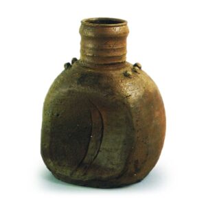 Bizen Flask with two handles