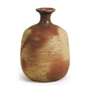 Bizen Wine bottle with "fire marks"