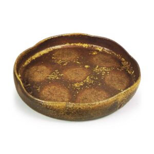 Bizen Legged shallow bowl