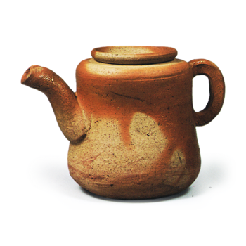 Height 9.9 cm, mouth diameter 5.7 cm, sides 14.7 cm, bottom diameter 6.6 cm 　This is a similar small water pouring vessel, which is commonly called a soup pouring vessel. All of them are very fresh as Hidasuki, and four of them were collected during the research, so all of them are shown in the figure. They are deeply marked with a kiln seal, but they must have come from the Konoike family.