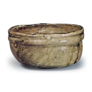 Iga "Shoe"-shaped tea bowl, known as "Suteishi"