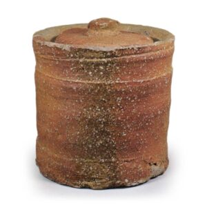 Shigaraki Water jar of yahazu-guchi (notch) shape