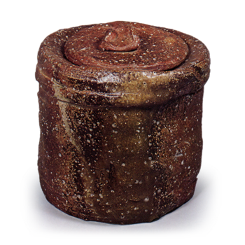 Shigaraki Water jar of yahazu-guchi shape