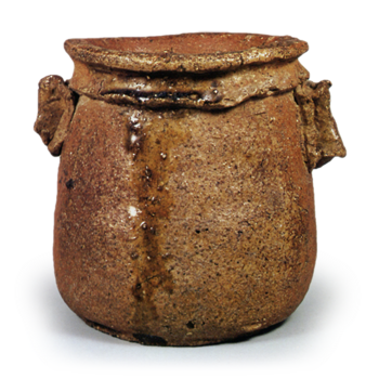 Shigaraki Water jar with two handles