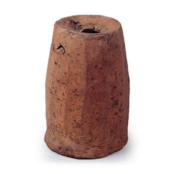 Shigaraki Hanging faced flower vase